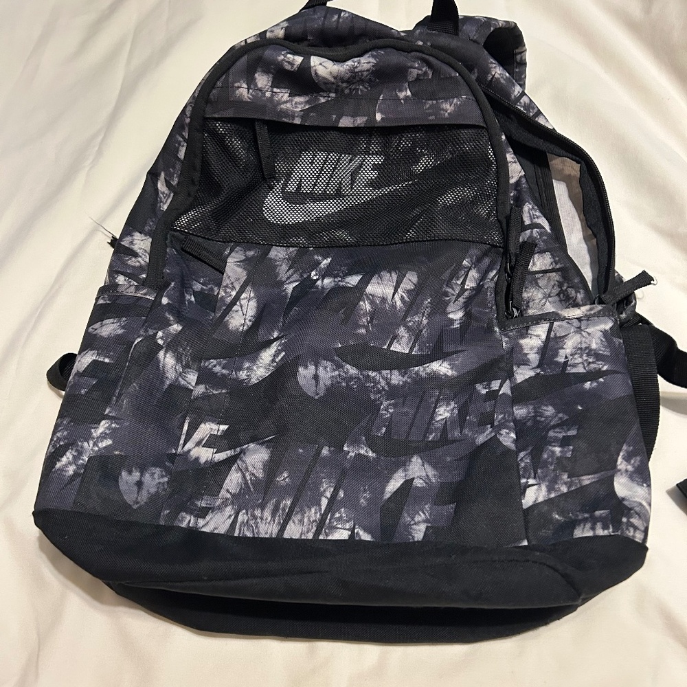 Nike Black and Gray Backpack